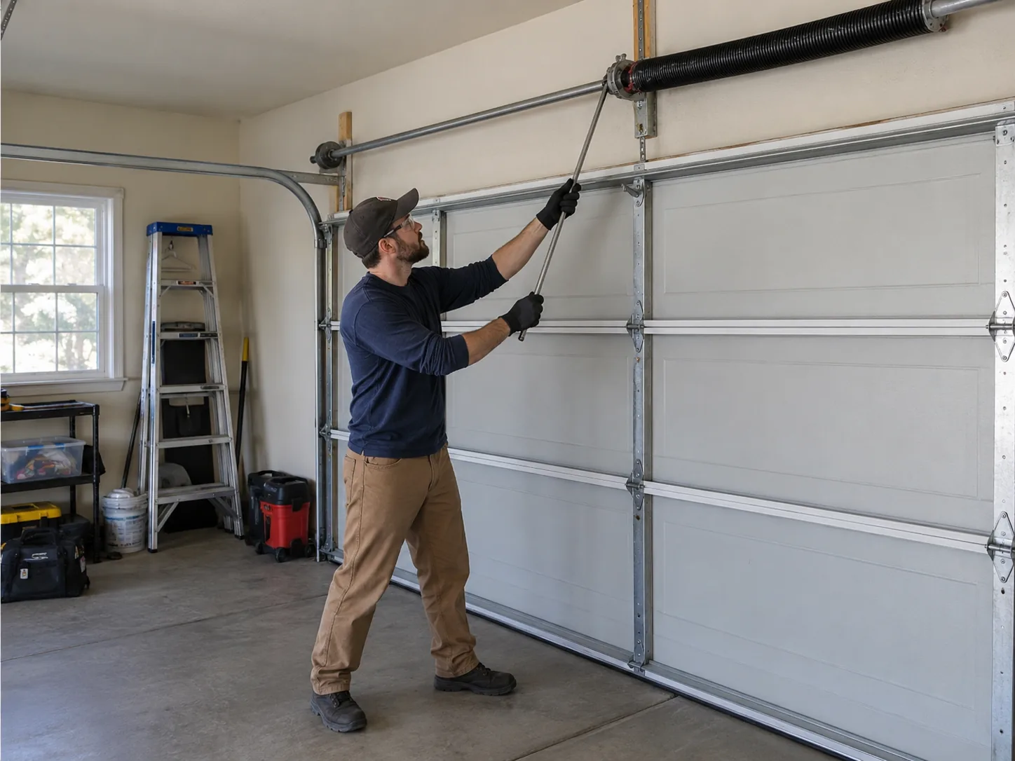 Garage Door Spring Repair for Midlothian Homes in Waxahachie